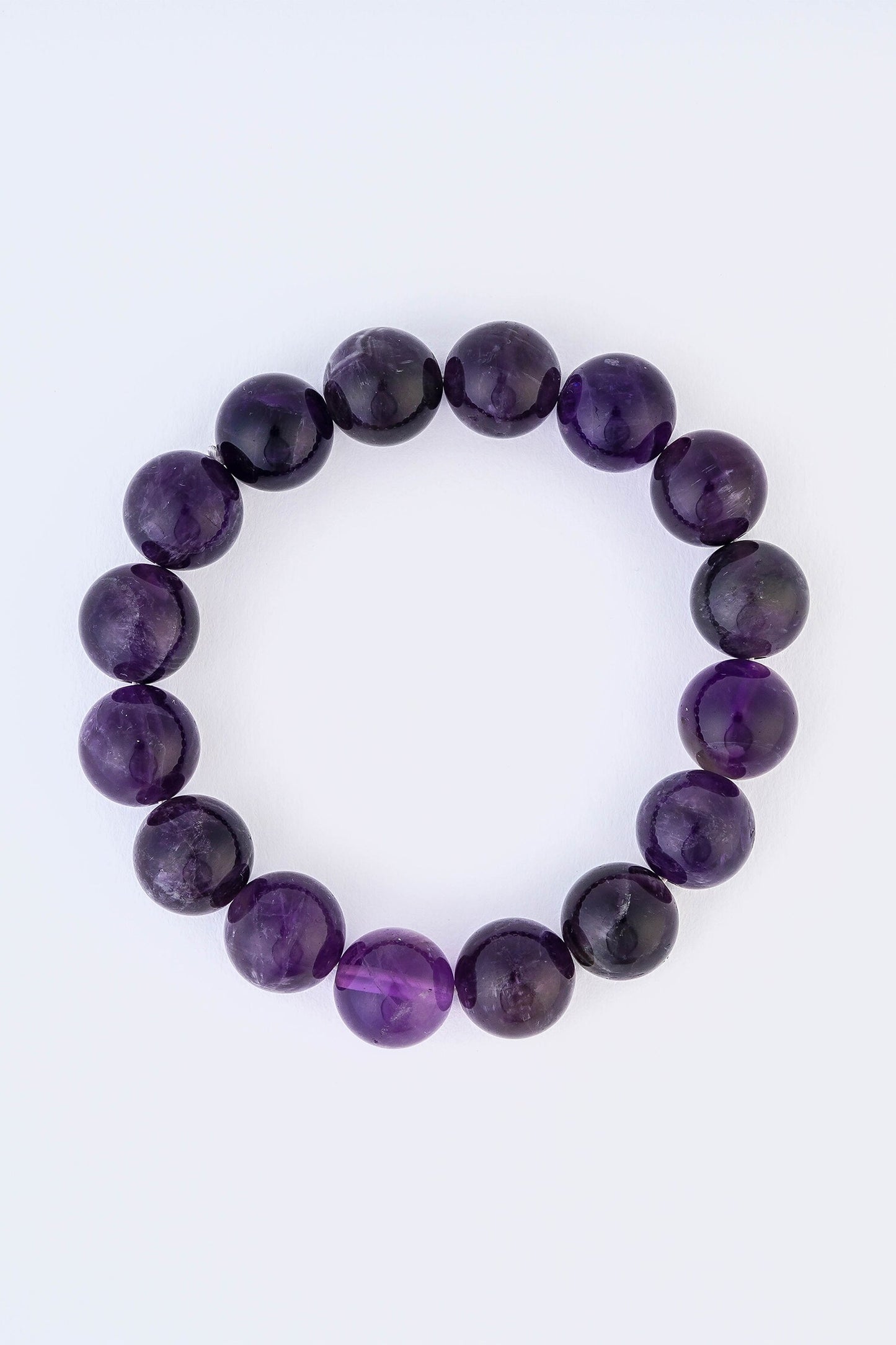 Amethyst Bead Bracelet 