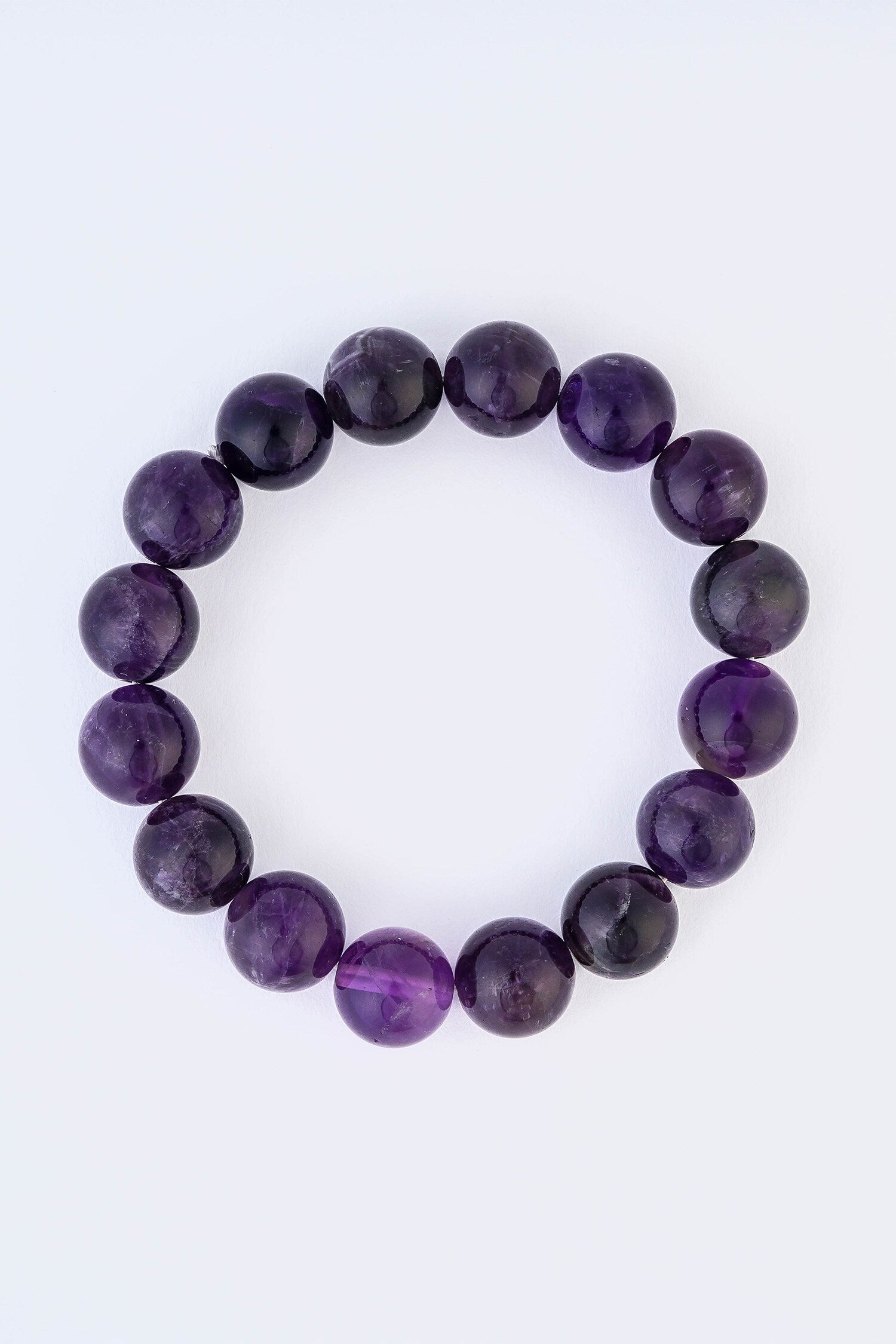 Amethyst Bead Bracelet 