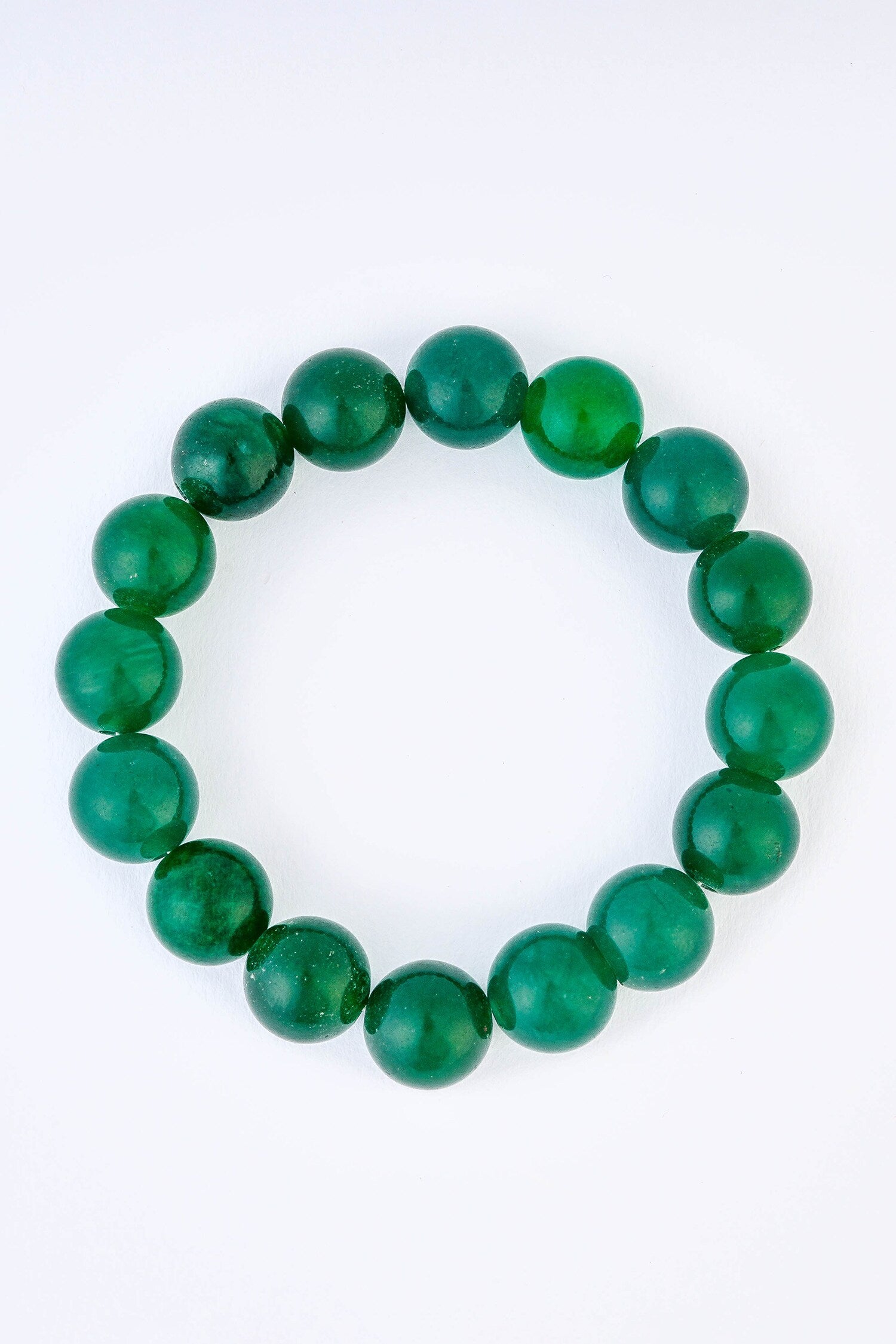 Round Onyx Bead Bracelet 