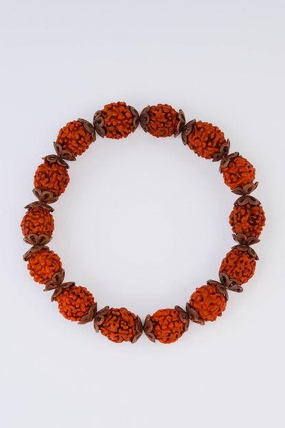 Adjustable Rudraksha Bead Bracelet 