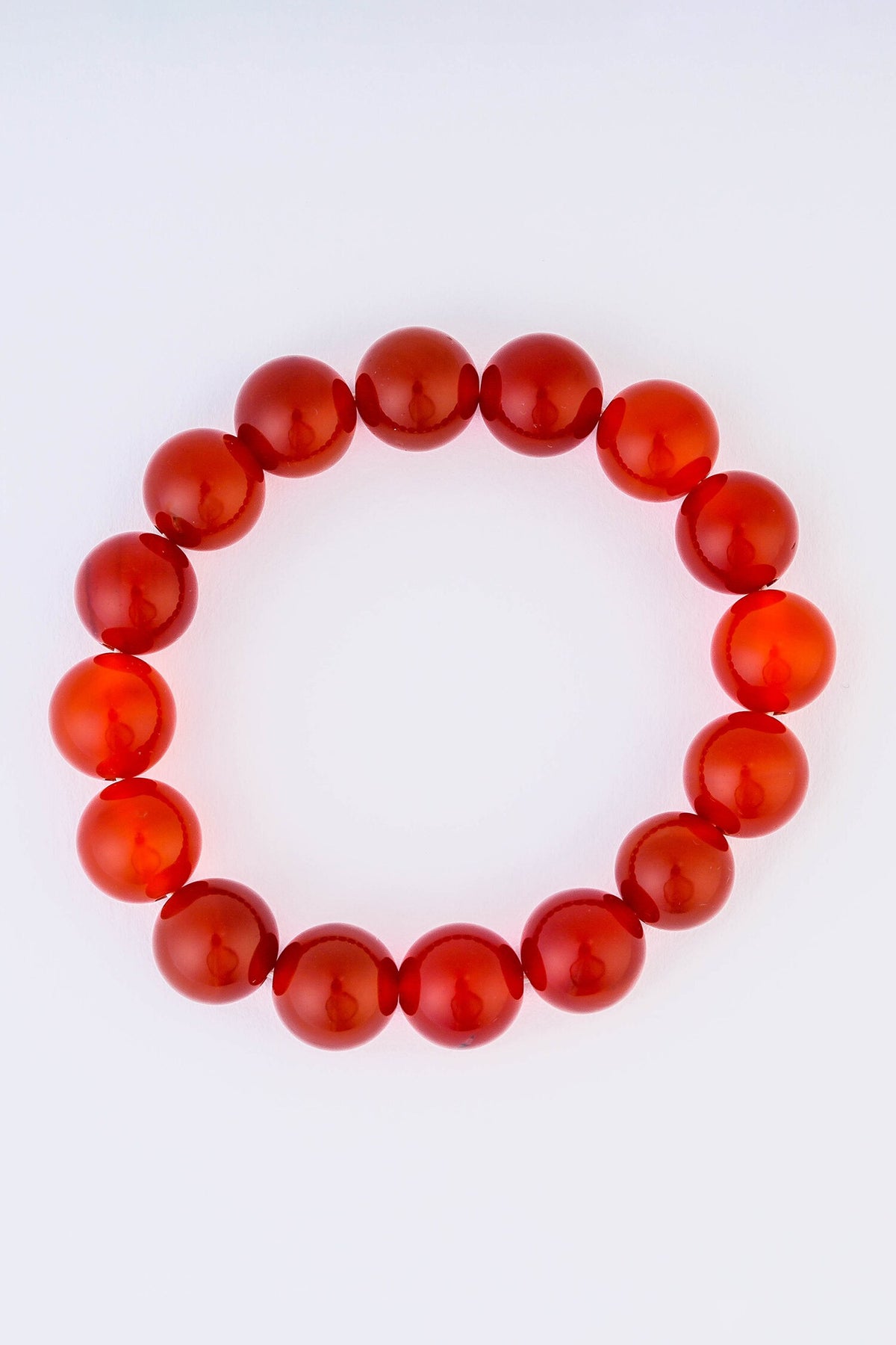 Red Carnelian Gemstone Bracelet 