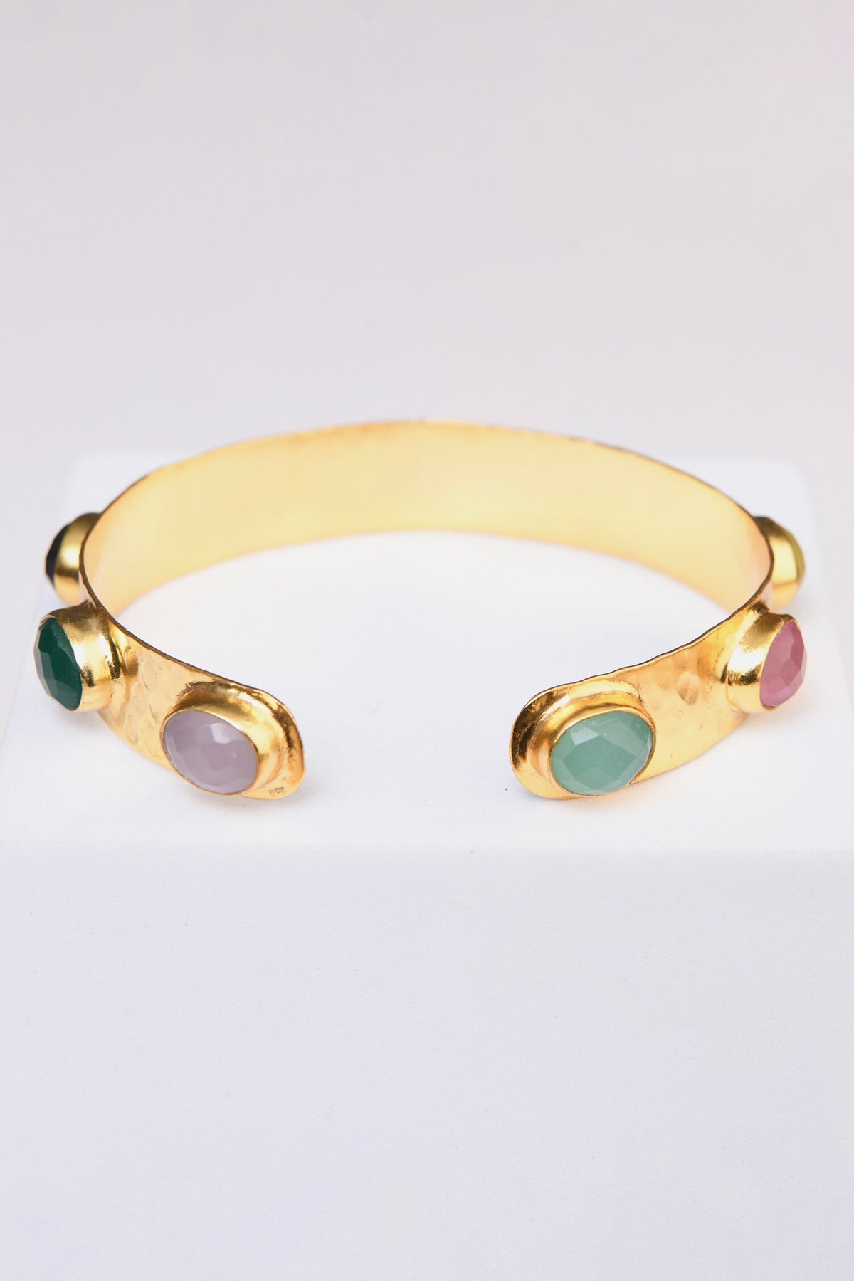 Multi Color Stone Cuff 