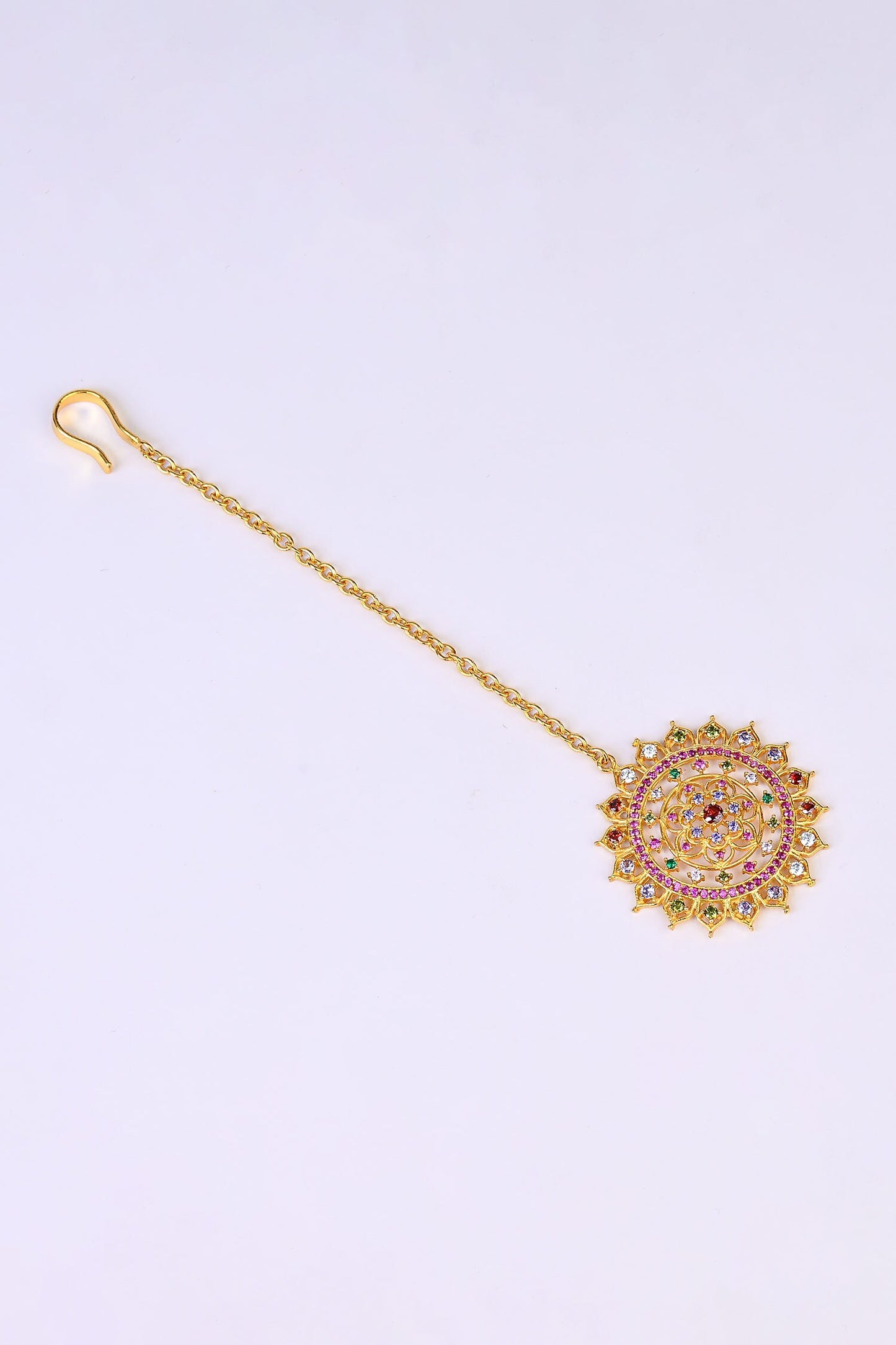 Floral Stone Maangtikka 