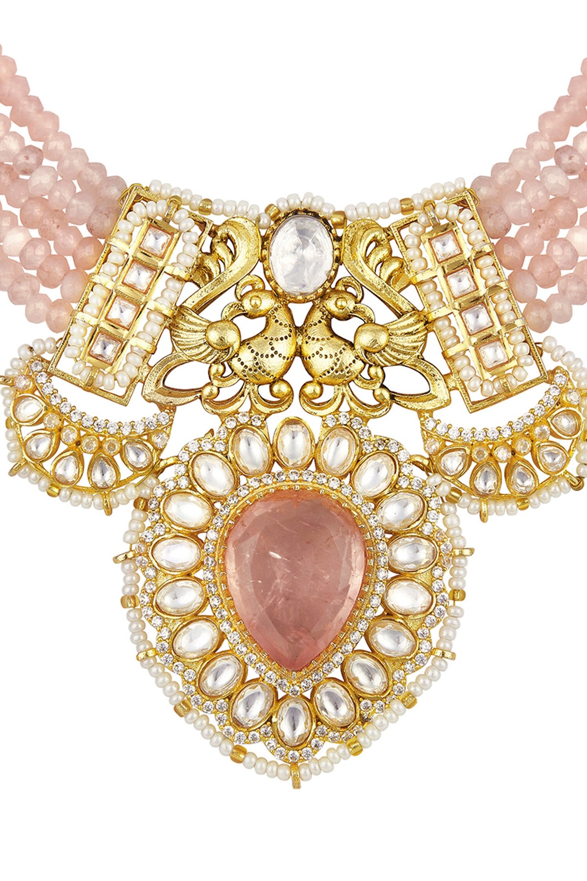 Mor Bahar Agate Necklace Set 