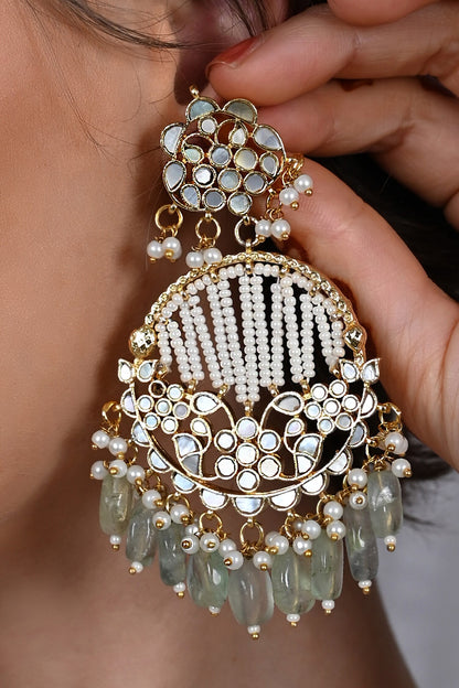 Gold Plated Noor Bloom Chandbalis 