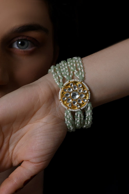 Kundan Multistrand Bracelet 