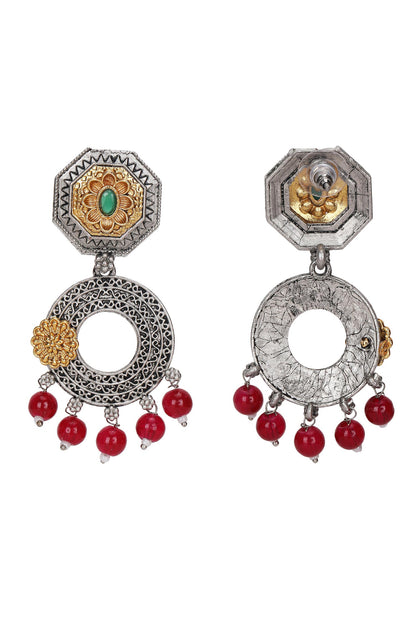 Carved Dual Tone Chandbalis 