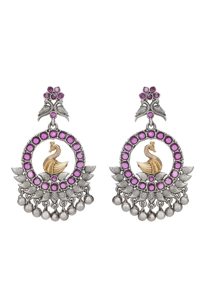 Bird Motif Dual Tone Chandbalis 