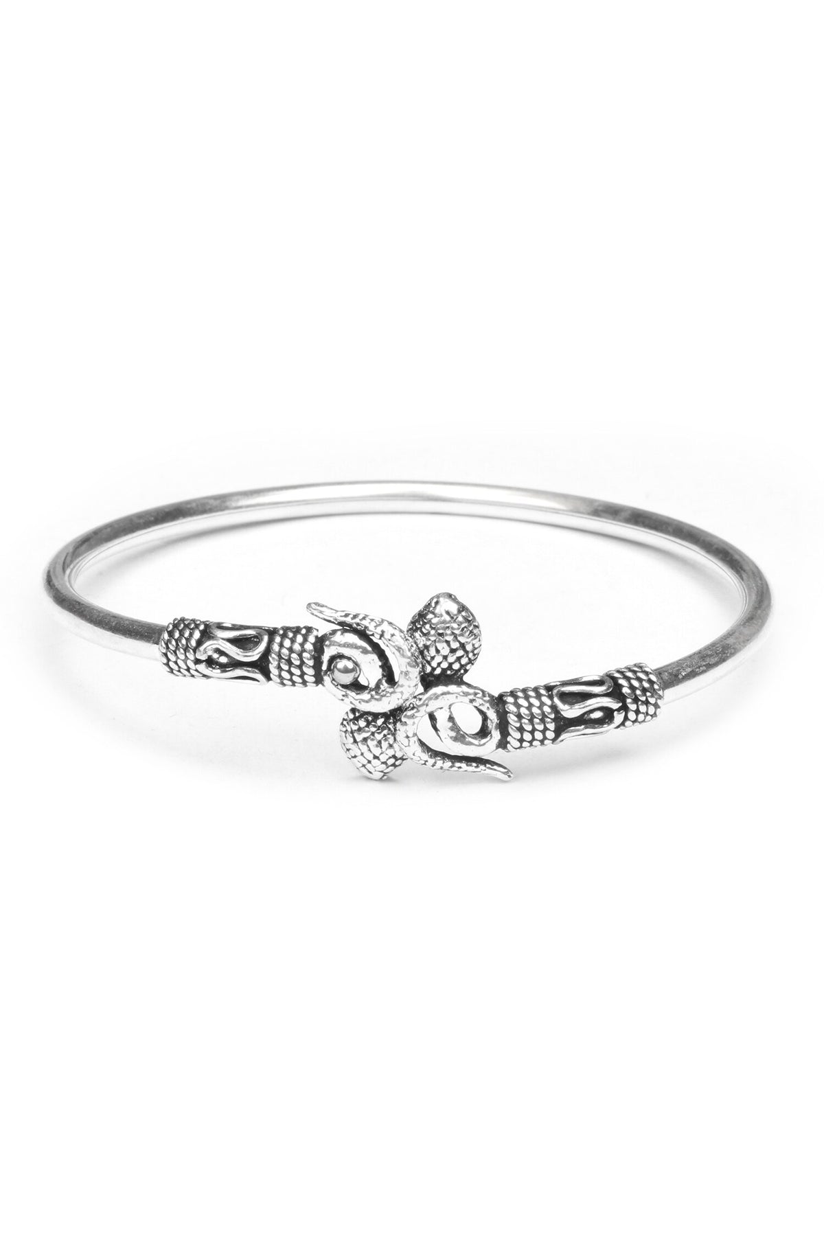 Zarita Snake Motif Silver Bracelet 