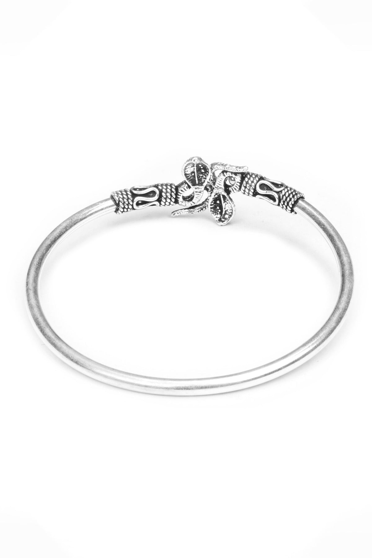 Zarita Snake Motif Silver Bracelet 