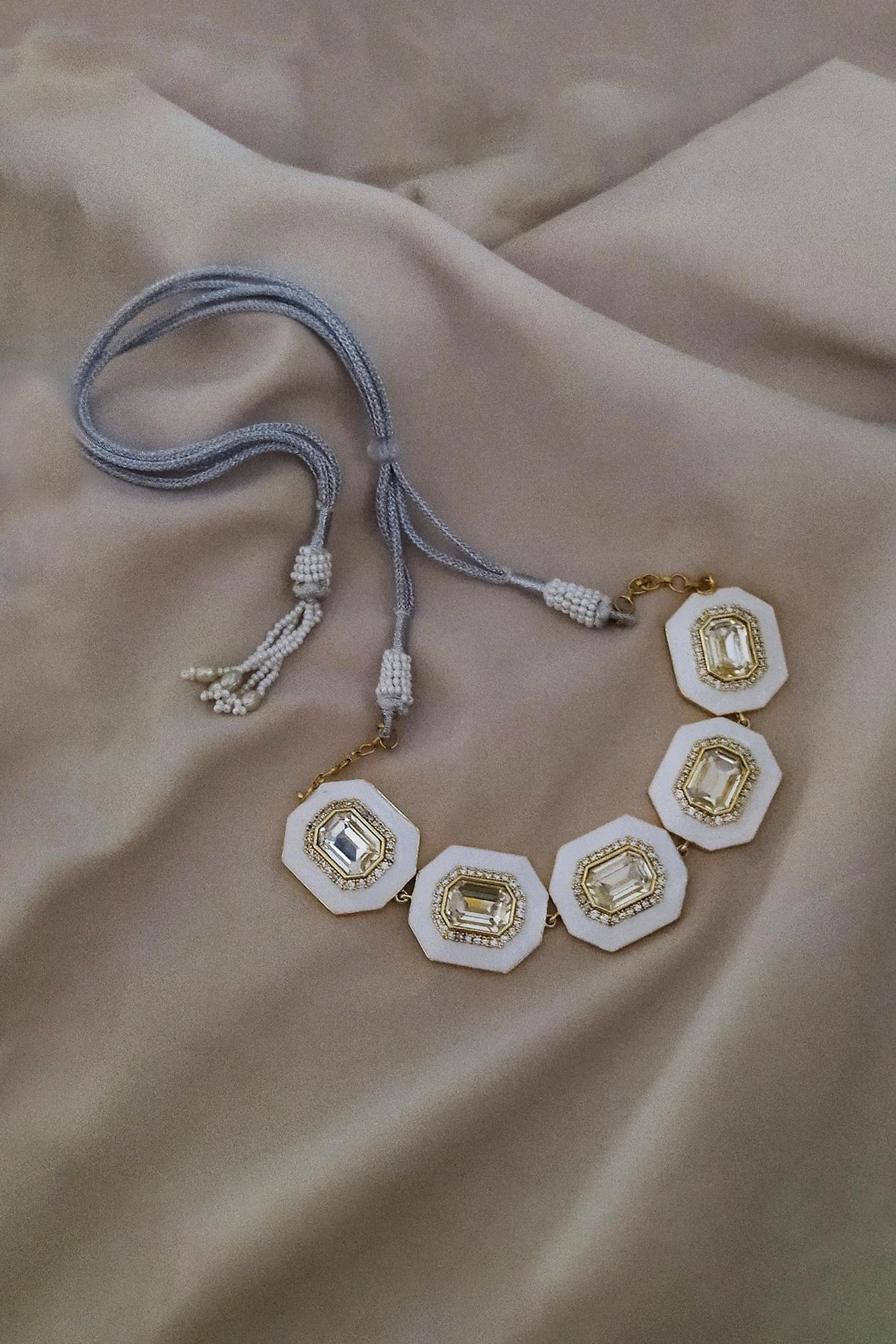 Swarovski Geometric Choker 