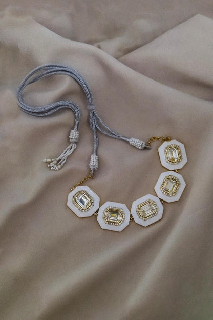 Swarovski Geometric Choker 