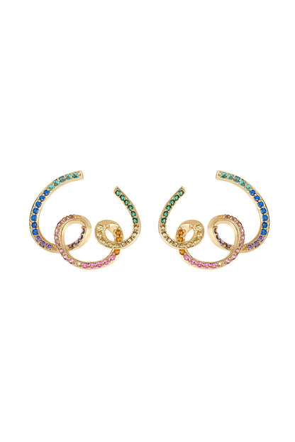 Cubic Zirconia Multi Color Studs 