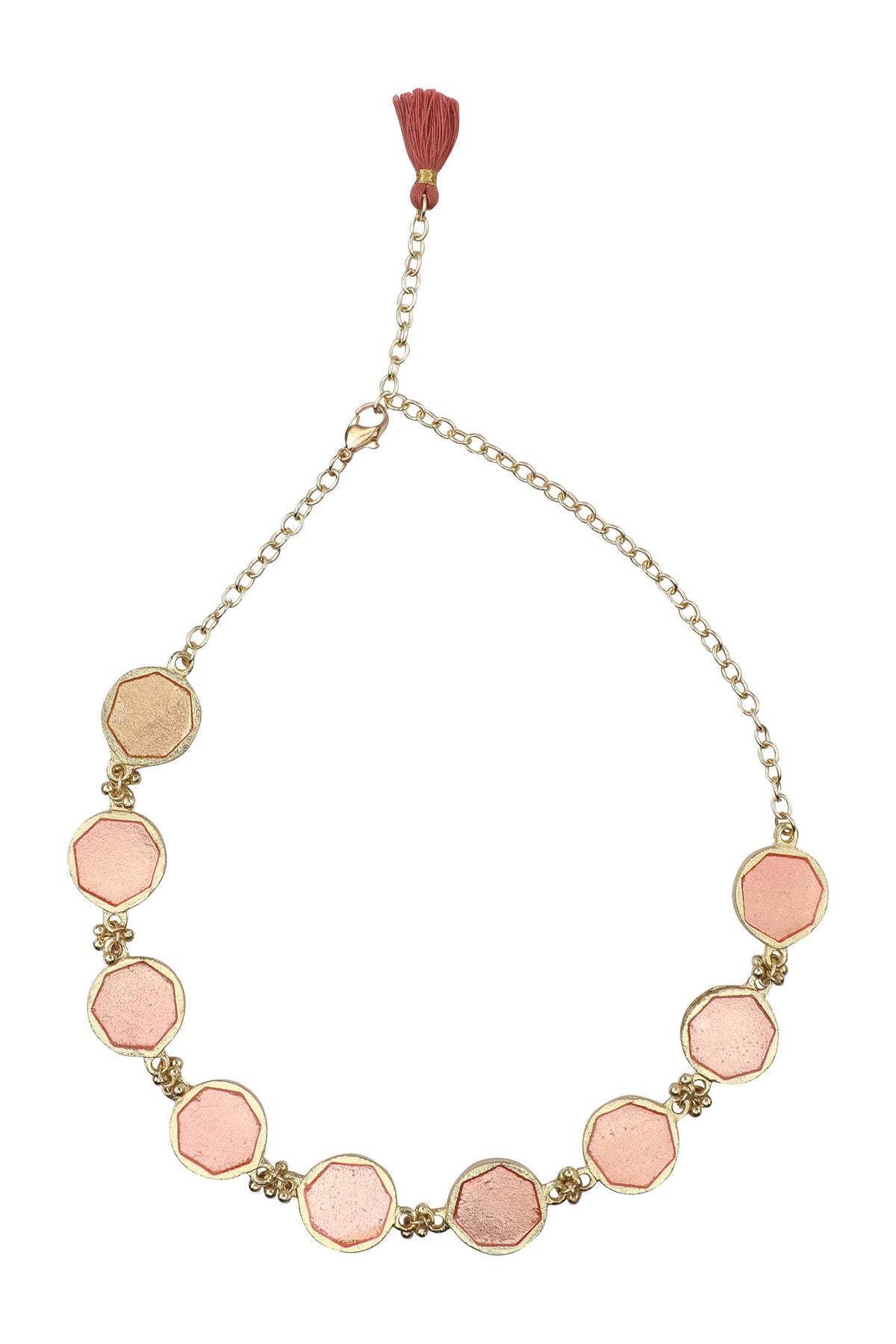 Gold Tone Geometric Reversible Bracelet 