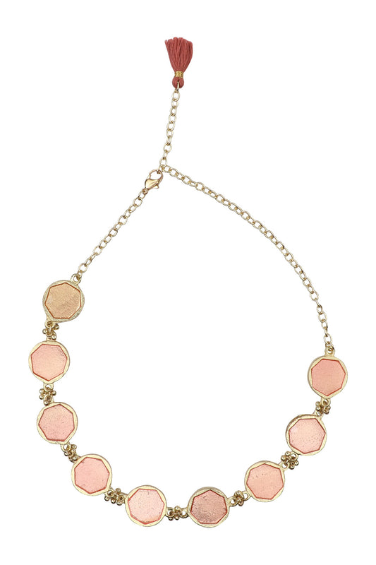 Gold Tone Geometric Reversible Bracelet 