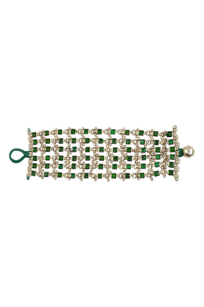 Gold Enamel Multi-Layer Bracelet 