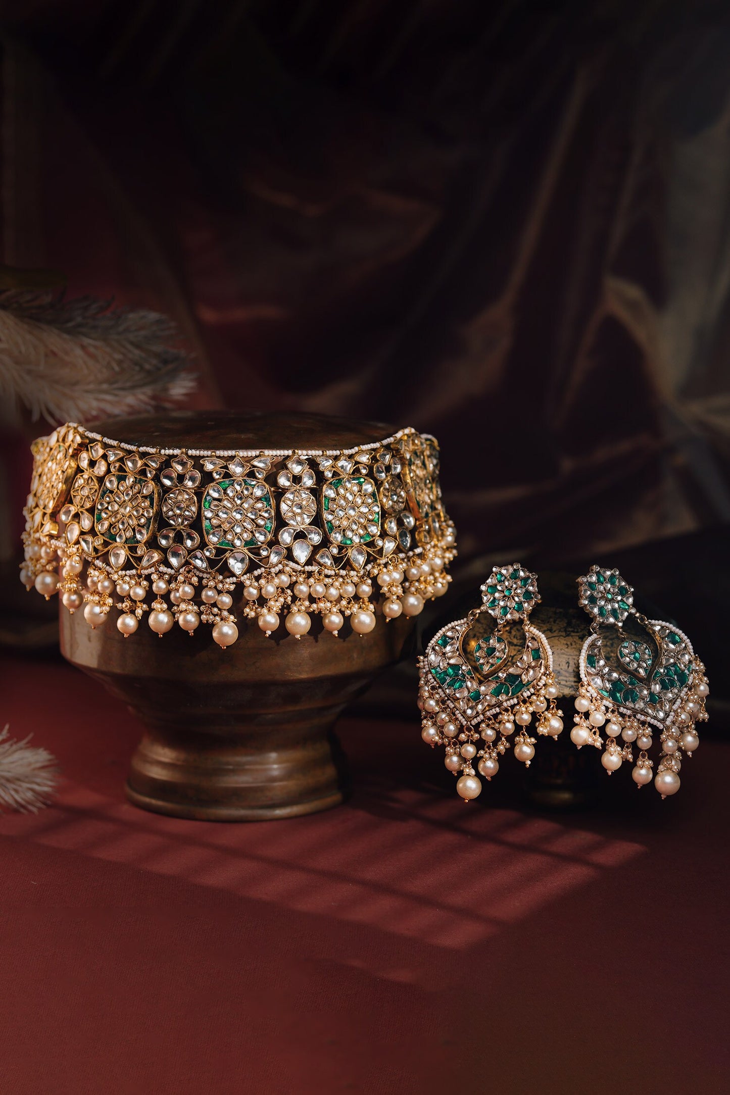 Phool Embellished Choker Set 