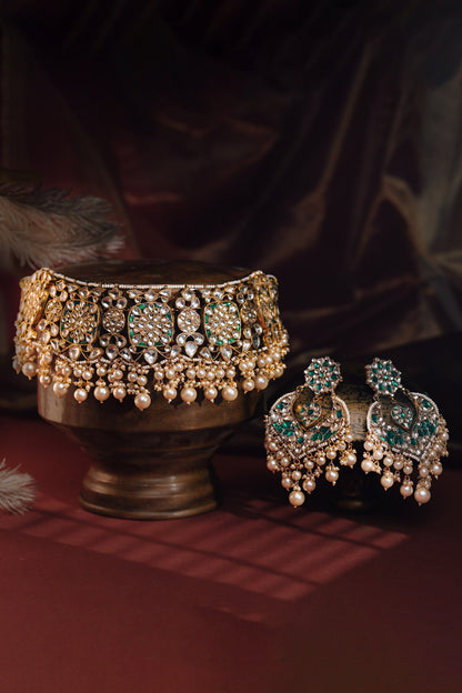Phool Embellished Choker Set 