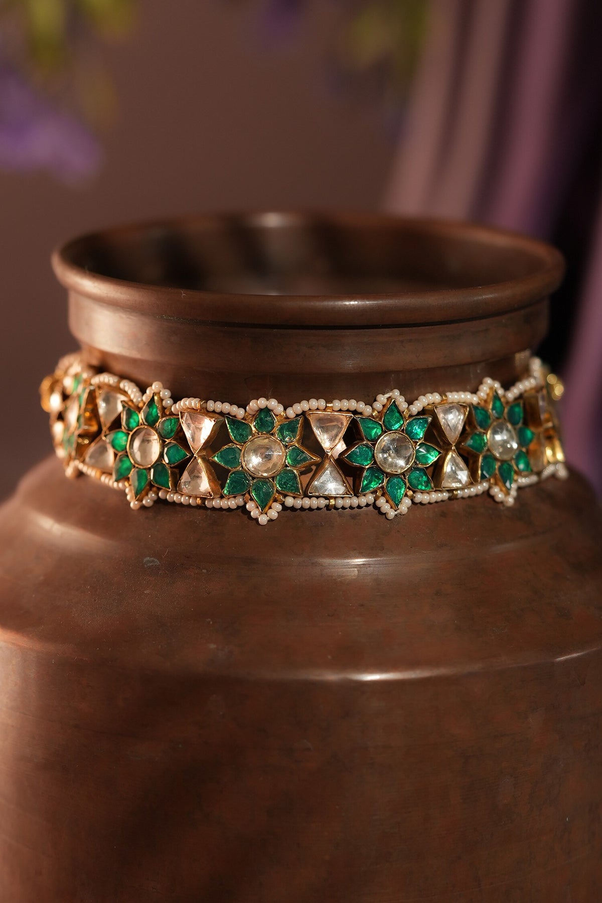 Phoolan Kundan & Pearl Choker 