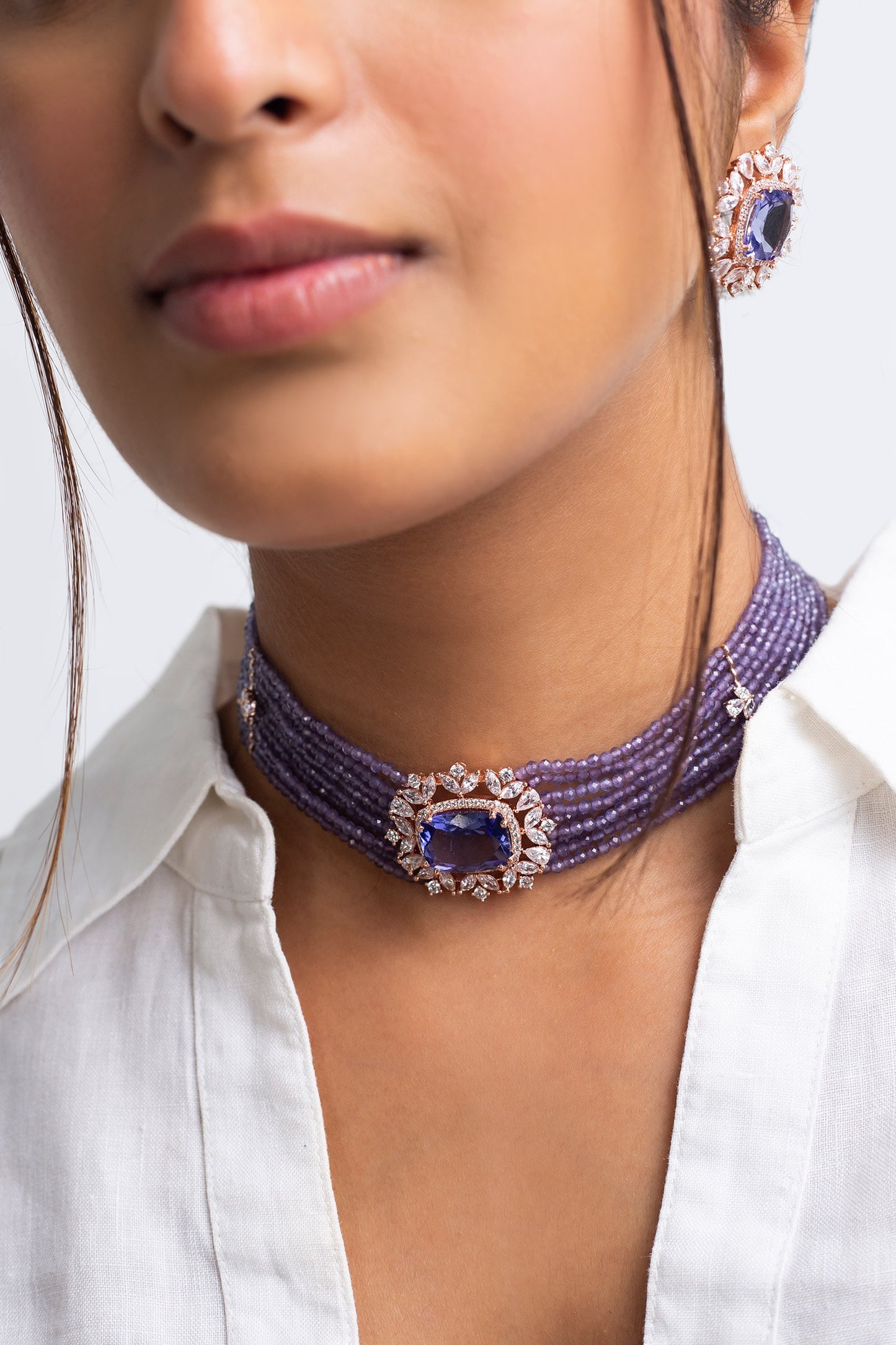 Crest Bloom Choker Set 