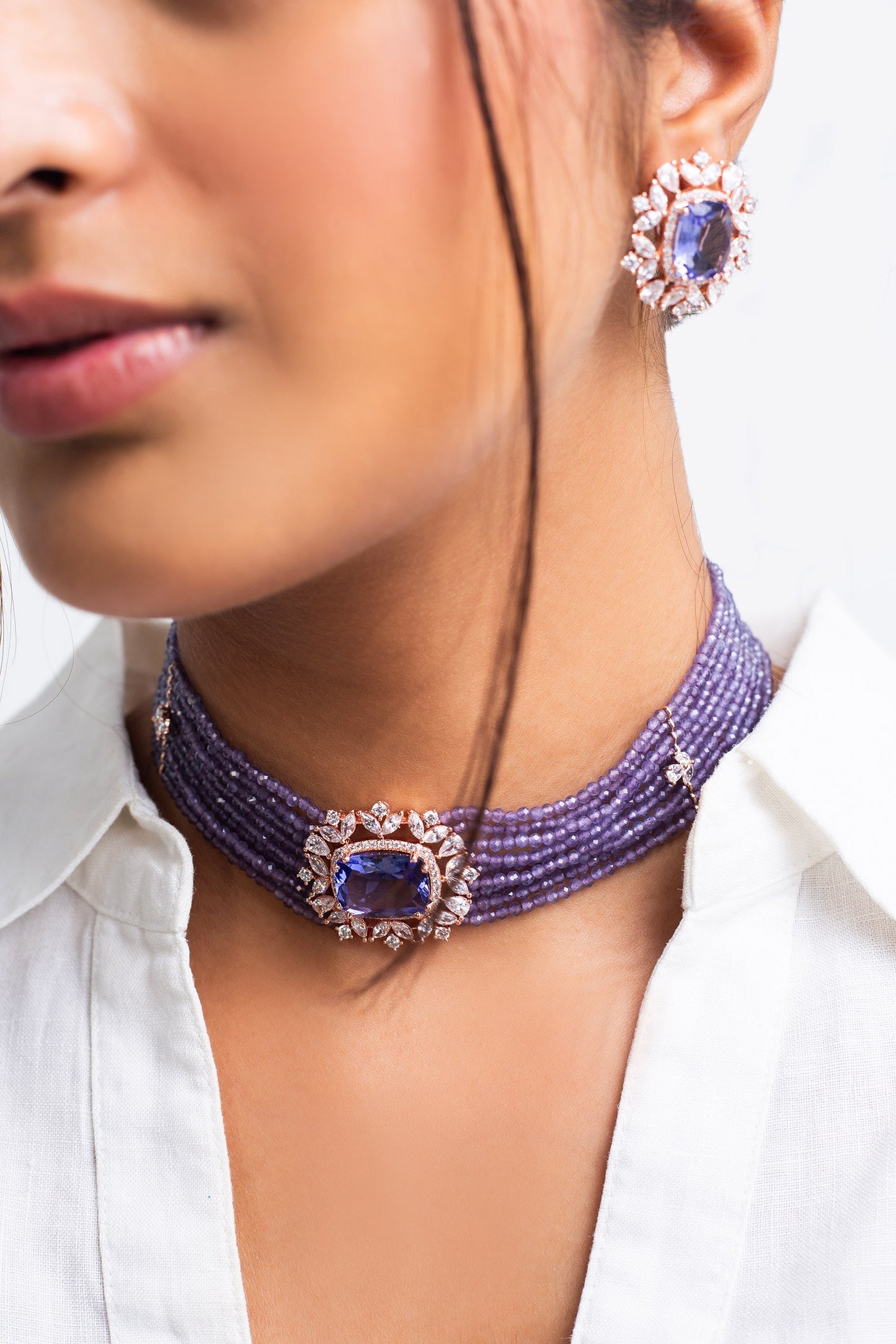 Crest Bloom Choker Set 