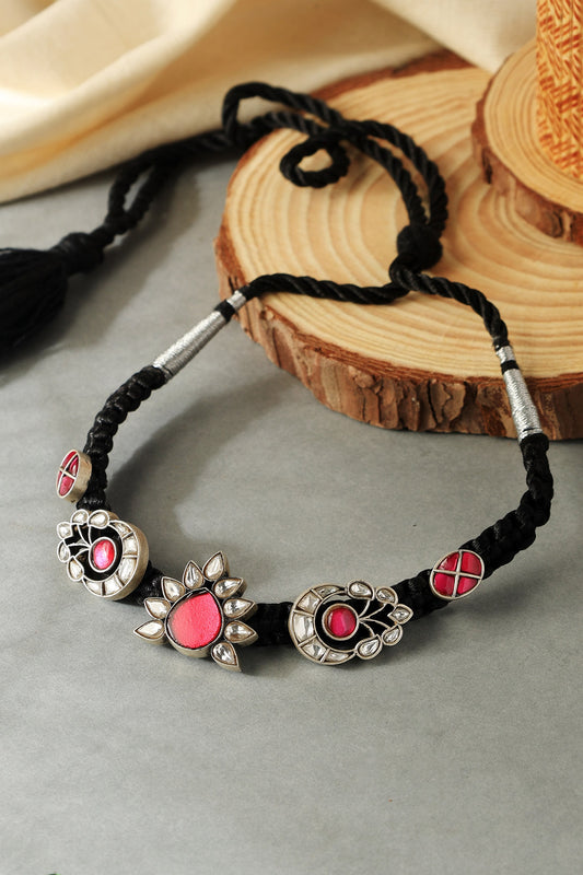Kundan Embellished Thread Choker 