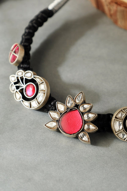 Kundan Embellished Thread Choker 