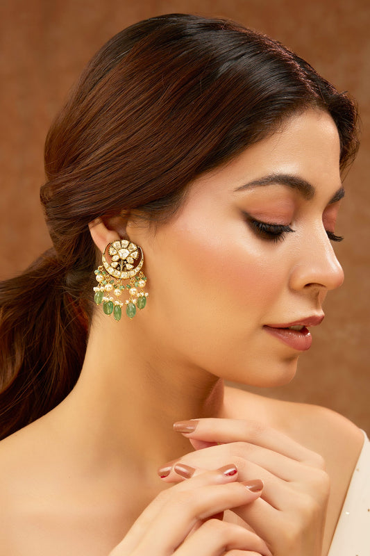 Half Crescent Shaped Earrings 