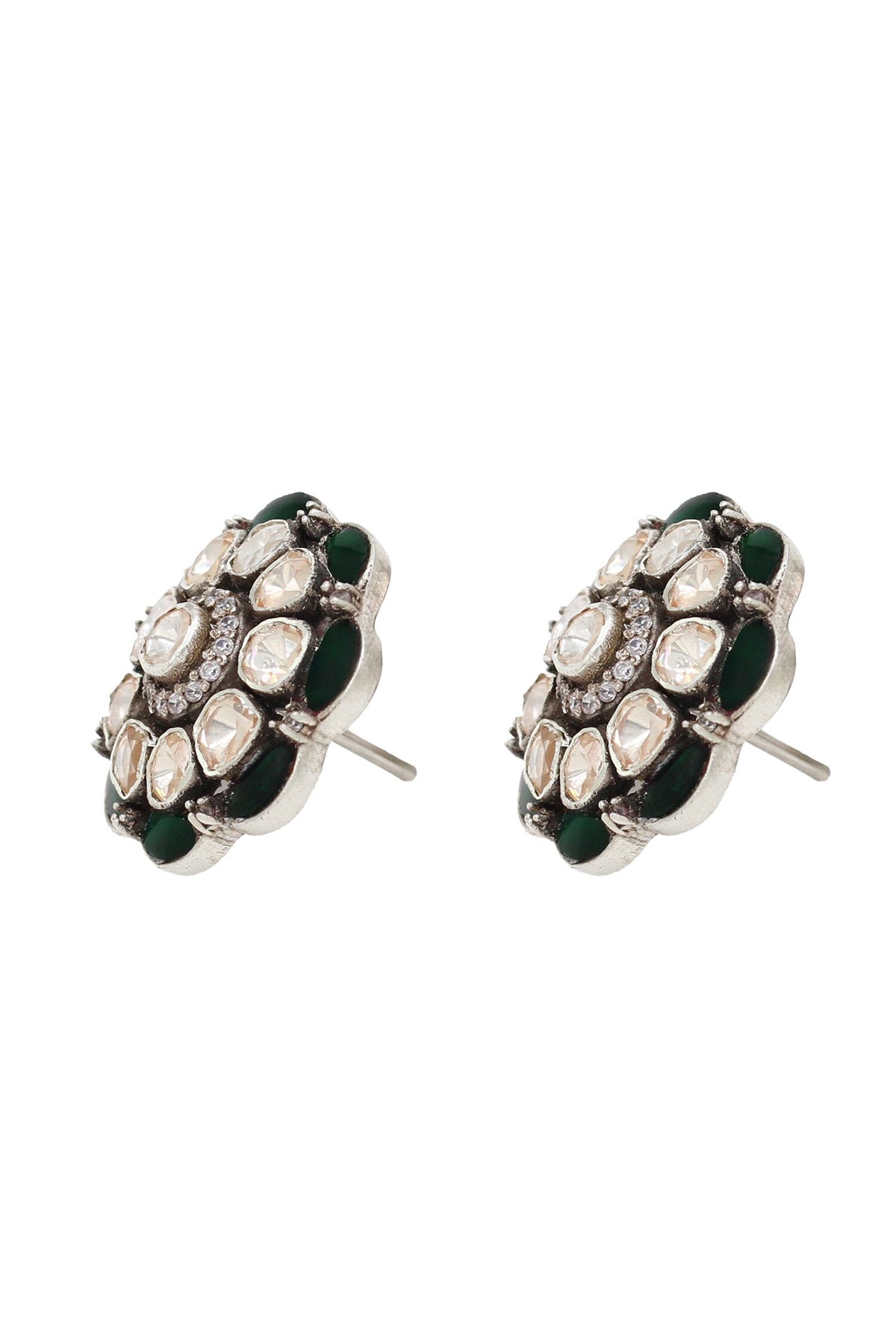Moissanite Bloom Stud Earrings 