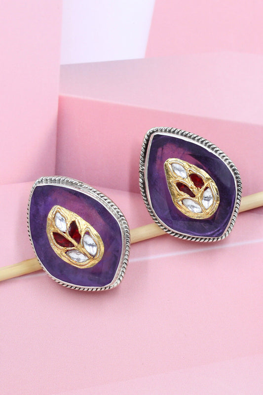 Hydro Embellished Leaflet Studs 