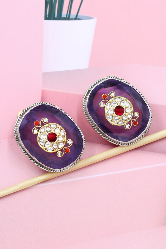 Hydro Embellished Phoolan Studs 