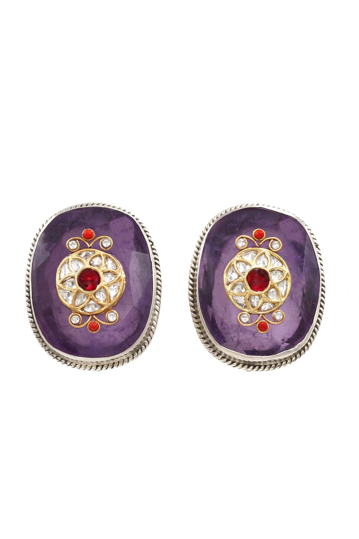 Hydro Embellished Phoolan Studs 