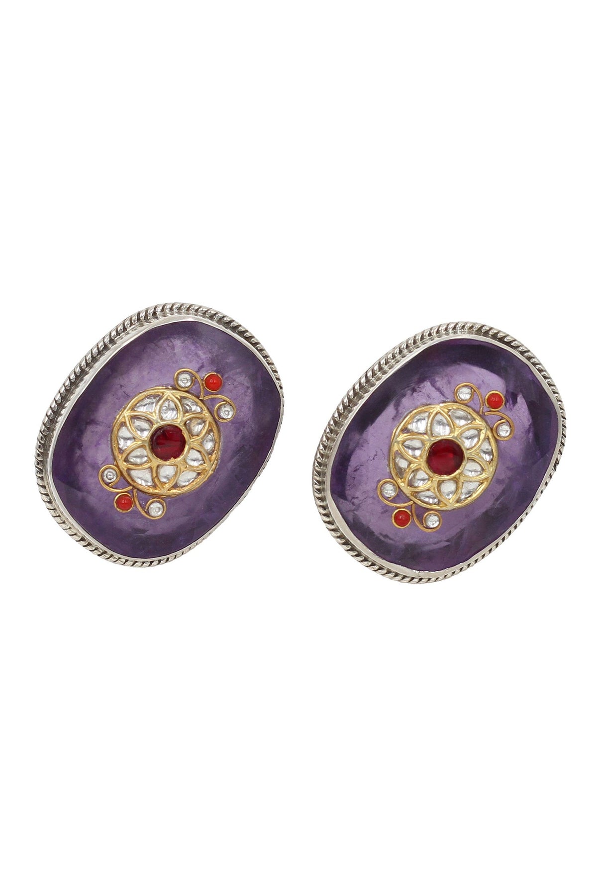 Hydro Embellished Phoolan Studs 