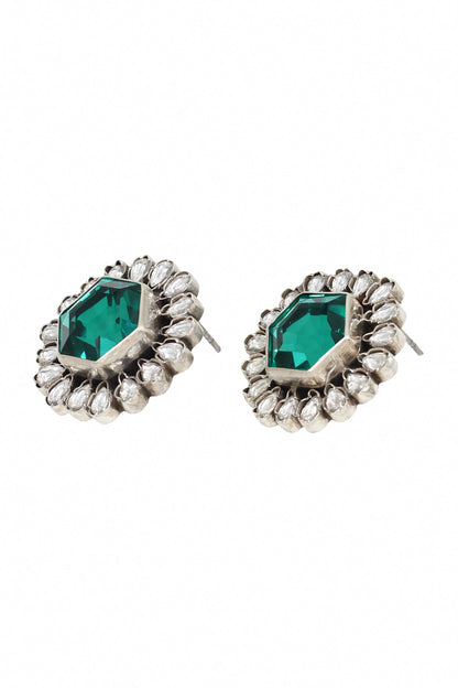 Silver Hydro Bloom Studs 