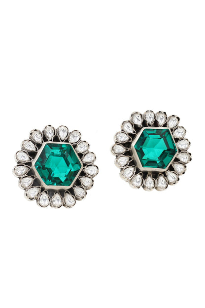 Silver Hydro Bloom Studs 