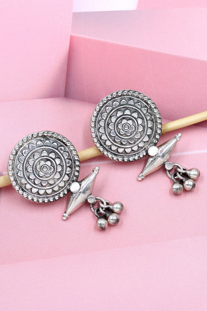Mandala Spike Stud Earrings 
