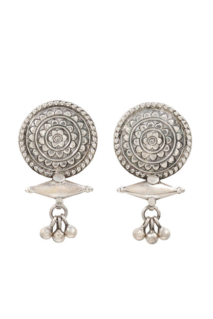 Mandala Spike Stud Earrings 
