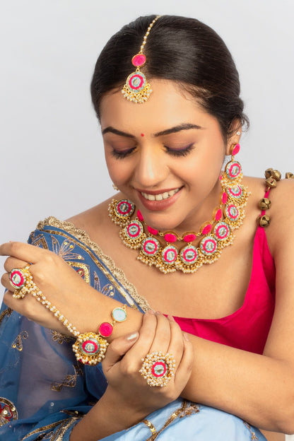 Bloom Thread Embroidered Hand Harness 