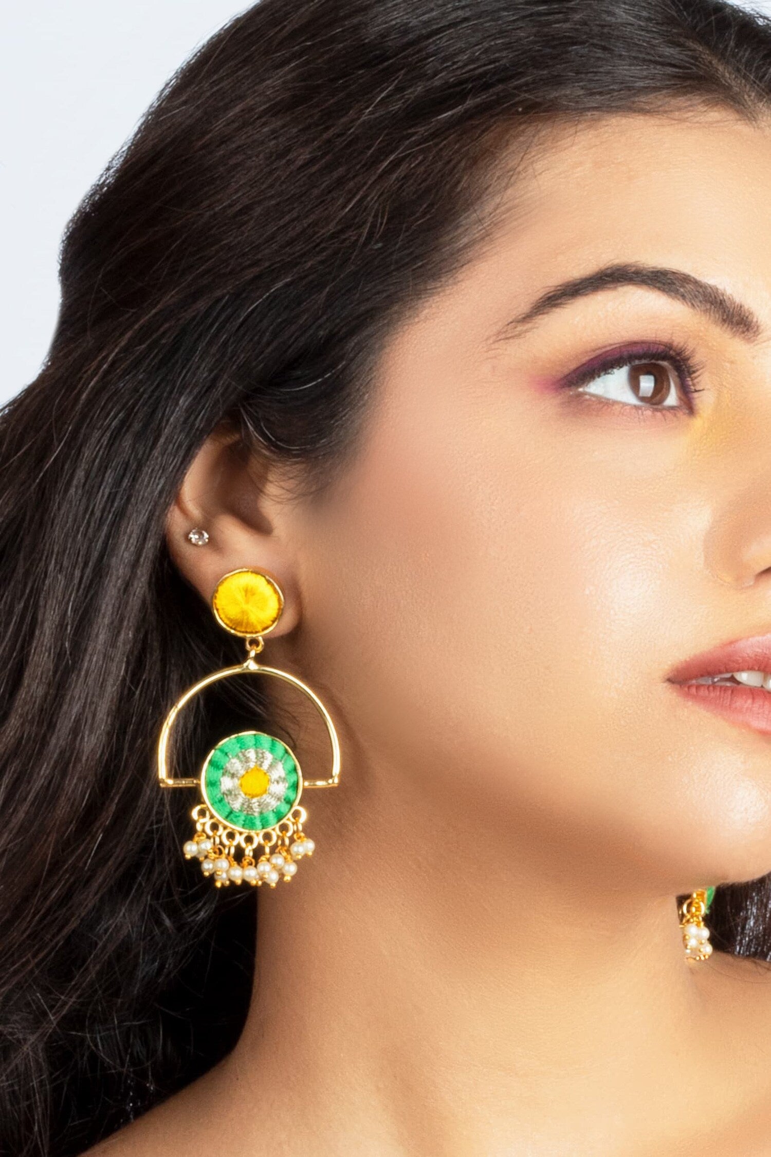Bloom Design Dangler Earrings 