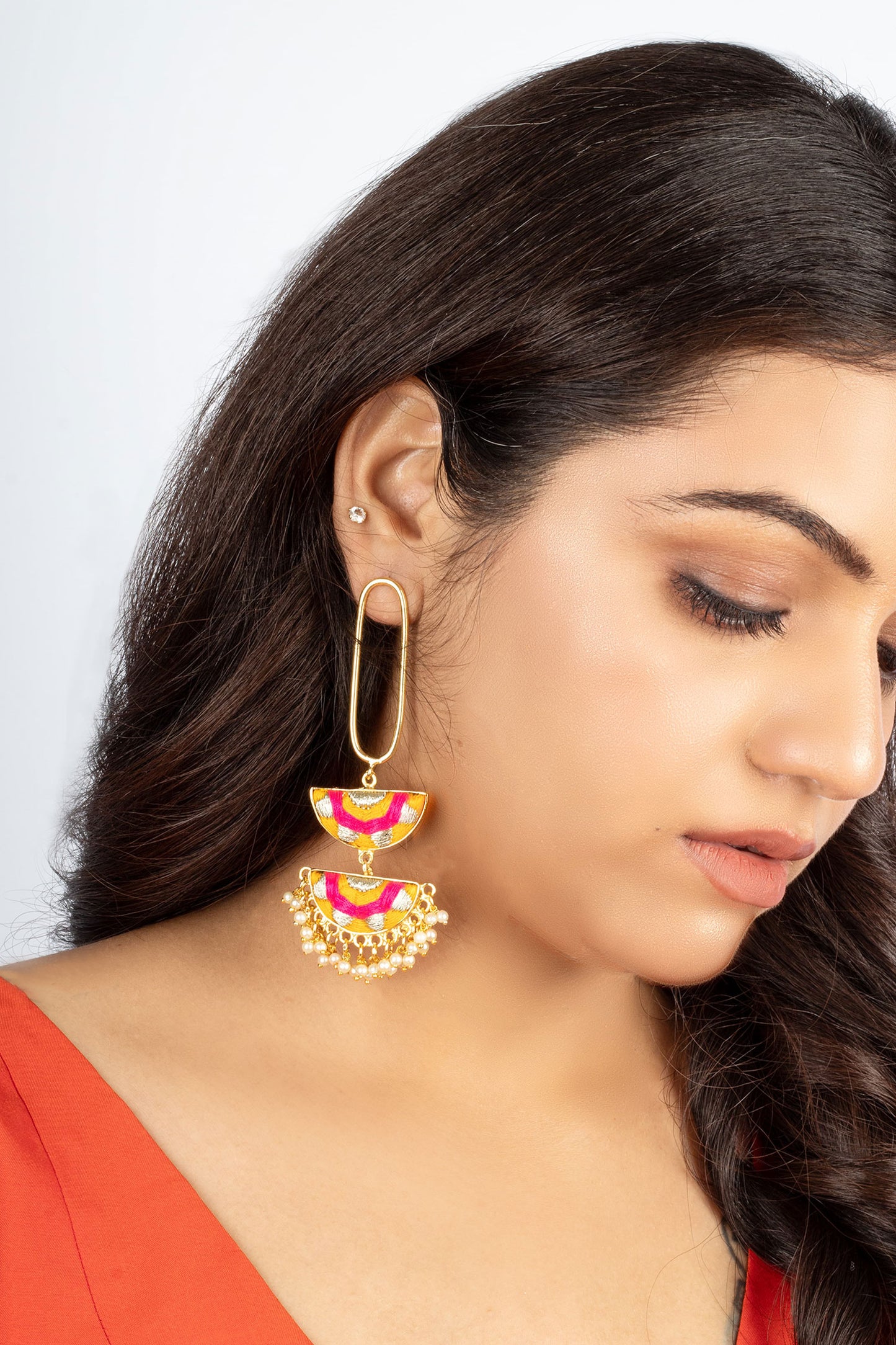 Honey Glow Chand Danglers 