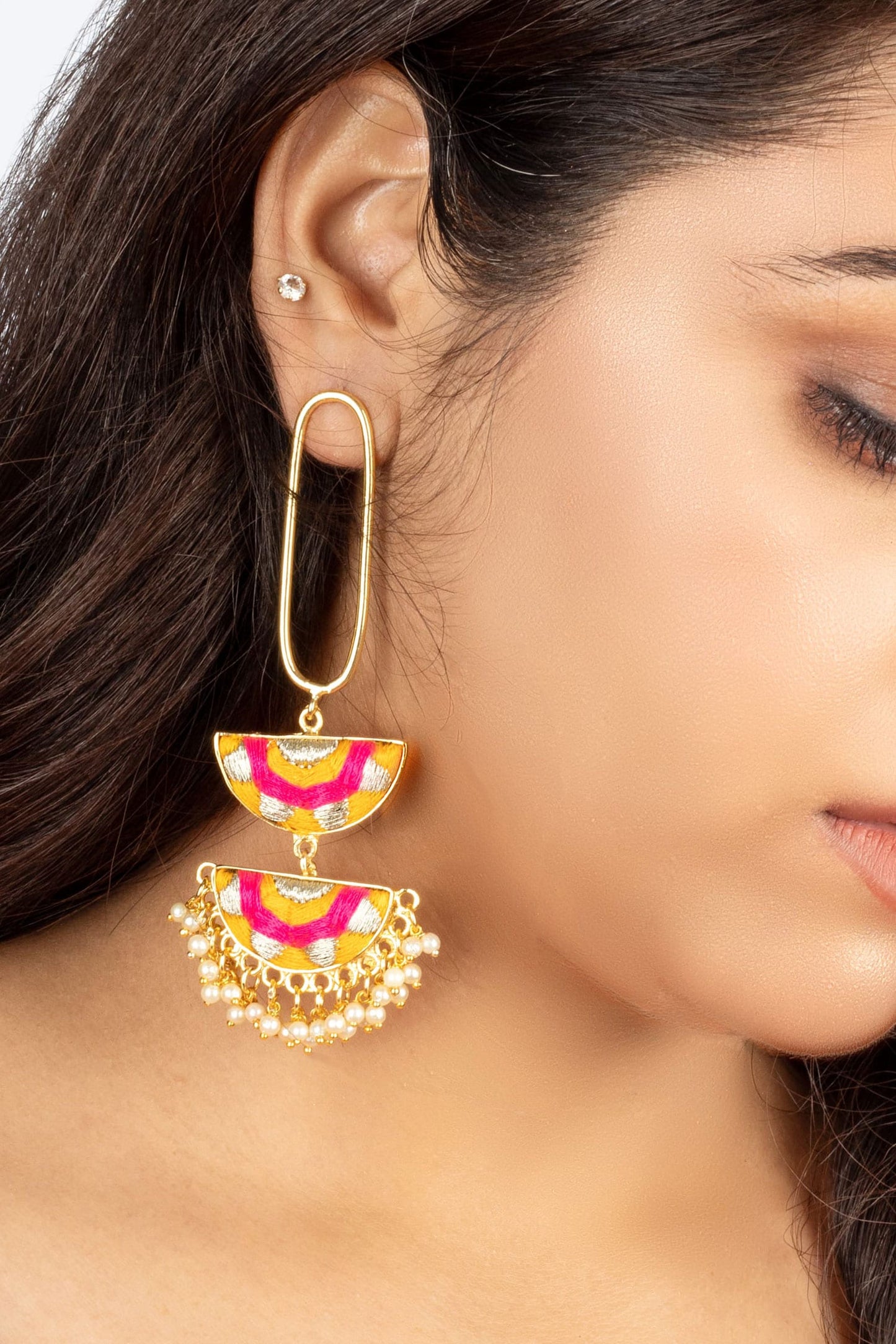 Honey Glow Chand Danglers 