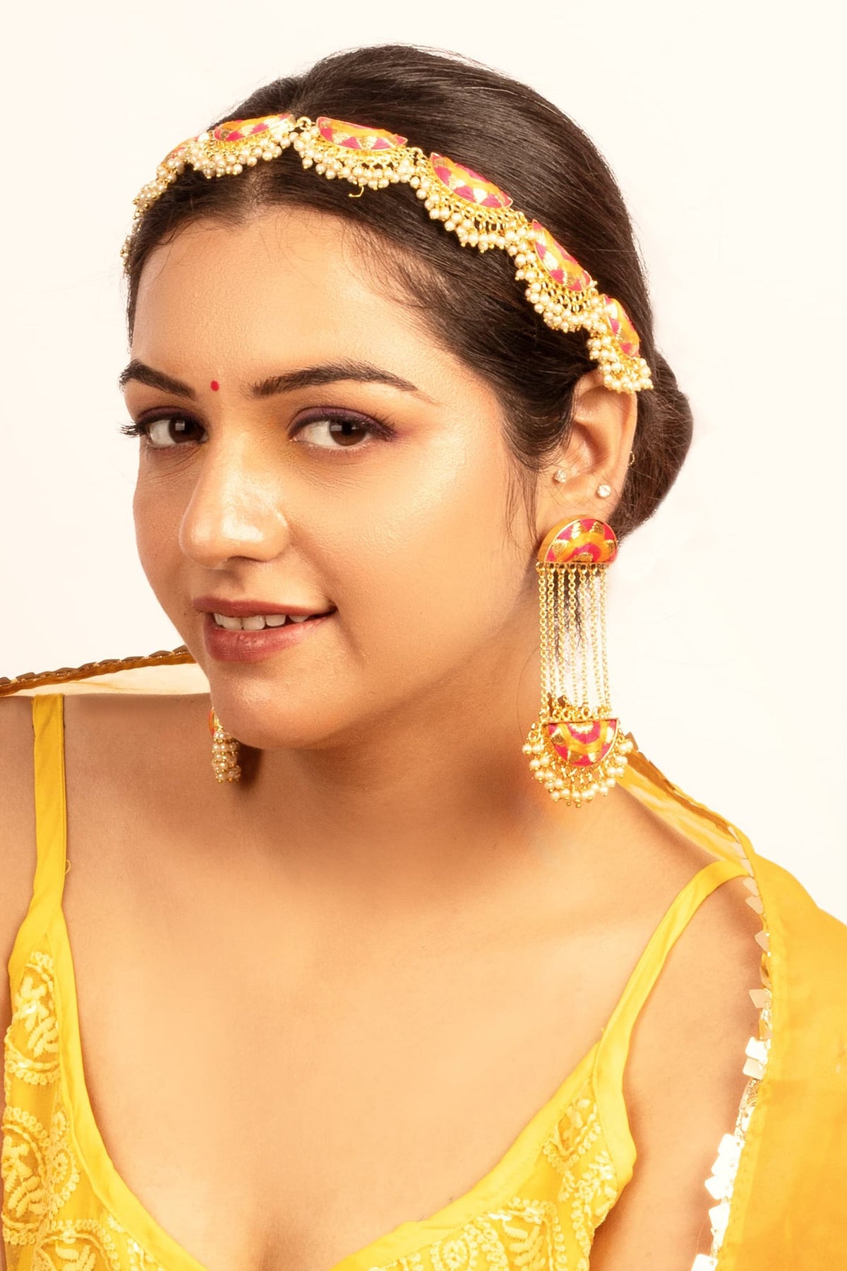 Chand Tassel Cascade Danglers 