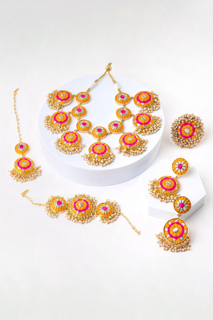 Threadwork Embroidered Choker Set 
