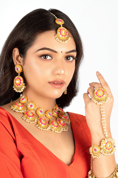 Threadwork Embroidered Choker Set 