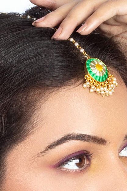 Geometric Embroidered Choker Set 