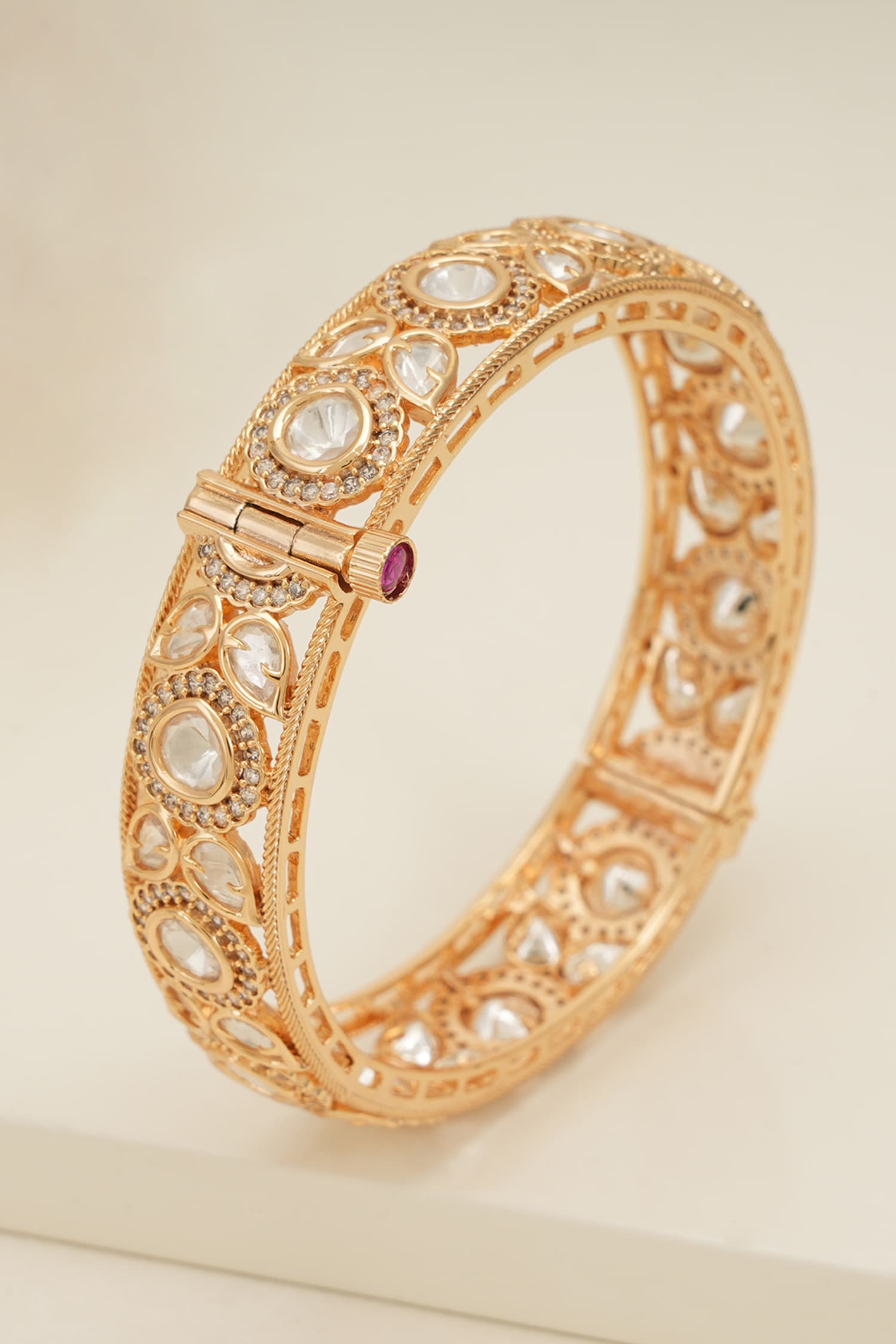 Floral Stone Studded Kada 