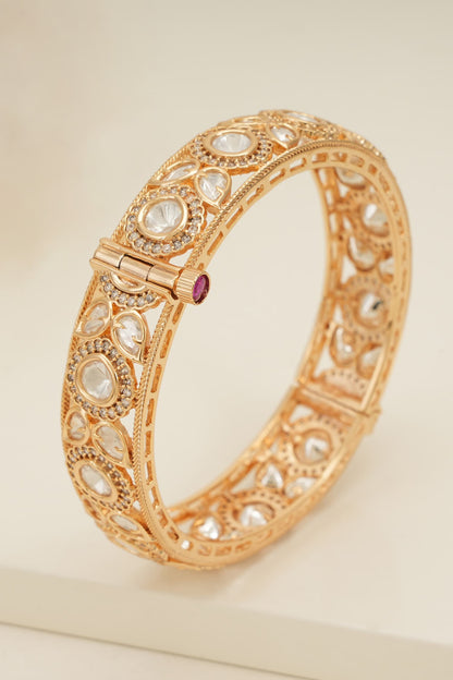 Floral Stone Studded Kada 