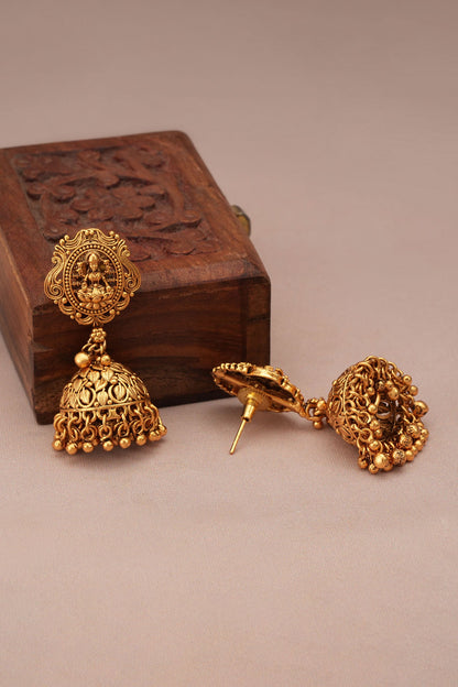 Goddess Laxmi Motif Choker Set 