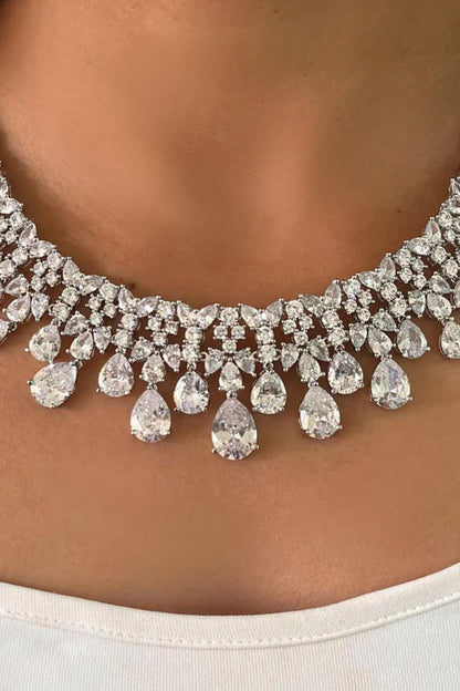 Daffodil Bloom Diamond Jewellery Set 