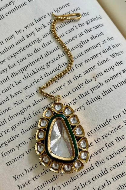 Ausa Polki Embellished Necklace Set 